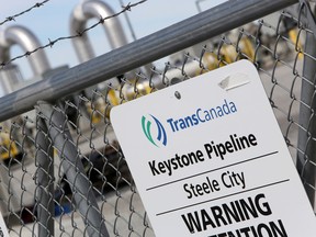 A TransCanada Keystone Pipeline pump station.