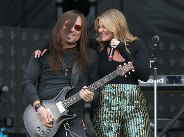 Lauren Alaina performs on the second day of the Country Thunder music festival, held at Prairie Winds Park in Calgary Saturday, August 17, 2019. Dean Pilling/Postmedia