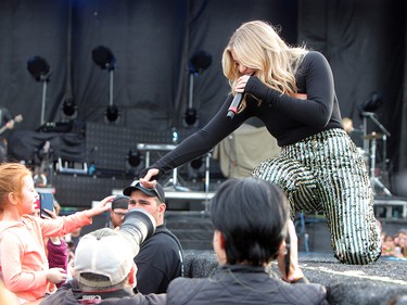 Lauren Alaina performs on the second day of the Country Thunder music festival, held at Prairie Winds Park in Calgary Saturday, August 17, 2019. Dean Pilling/Postmedia