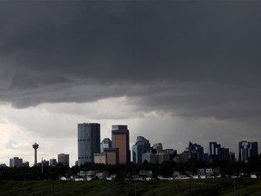 Calgary's Labour Day long weekend is expected to be much like the rest of the summer: cool and rainy.
