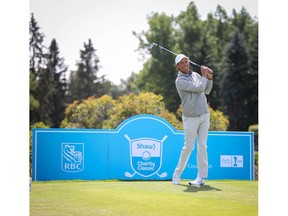 PGA golfer Stephen Ames during the 2019 RBC Pro-Am at Shaw Charity Classic at Canyon Meadows Golf Club on Thursday, August 29, 2019. Al Charest / Postmedia