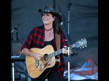 Terri Clark performs on the third day of the Country Thunder music festival, held at Prairie Winds Park in Calgary Saturday, August 17, 2019. Dean Pilling/Postmedia