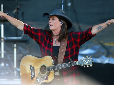 Terri Clark performs on the third day of the Country Thunder music festival, held at Prairie Winds Park in Calgary Saturday, August 17, 2019. Dean Pilling/Postmedia