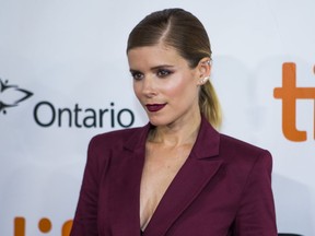 Kate Mara on the red carpet for My Days of Mercy during the Toronto International Film Festival in Toronto on Sept. 15, 2017.