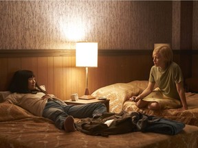 Hong Chau and Sara Gadon in a scene From American Woman. Courtesy, Elevation Pictures.