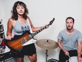 Calgary's Miesha and the Spanks features Miesha Louie on guitar and vocals and drummer Sean Hamilton.