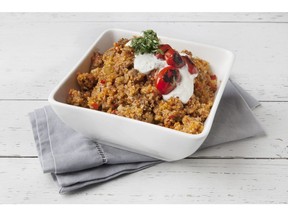Quinoa and Turkey Sausage Bake for ATCO Blue Flame Kitchen for Sept. 11, 2019; image supplied by ATCO Blue Flame Kitchen