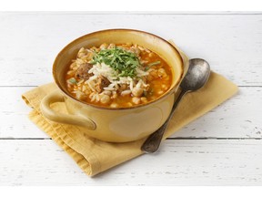 Spicy Sausage and Bean Soup for ATCO Blue Flame Kitchen for Oct. 2, 2019; image supplied by ATCO Blue Flame Kitchen