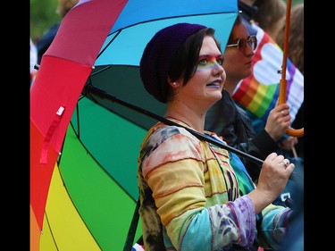 Calgarians from all walks of life celebrated pride week with the Calgary Pride parade through downtown Calgary on Sunday September 1, 2019.