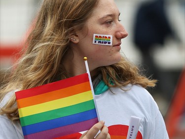 Calgarians from all walks of life celebrated pride week with the Calgary Pride parade through downtown Calgary on Sunday September 1, 2019.