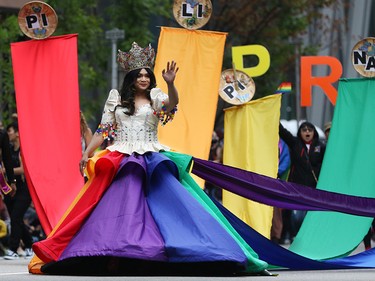 Calgarians from all walks of life celebrated pride week with the Calgary Pride parade through downtown Calgary on Sunday September 1, 2019.
