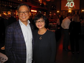 FILE PHOTO: Shane 8 Trico Group founder and CEO Wayne Chiu and his wife Eleanor were among the hundreds of guests congratulating Shane Homes on its 40 fabulous years in business. The who is who in the home building industry attended Shane Homes 40th Anniversary Celebration held Sept. 20, 2019 in Gasoline Alley at Heritage Park.