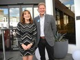 Pictured at the Sept. 12 kickoff to the 2020 Big Ball at Hotel Arts are Big Ball founder Dr. Shelley Spaner and ATB Financial president and CEO Curtis Stange. The Big Ball, being held Jan. 31 at Hotel Arts, will raise funds for the Prostate Cancer Centre and the Women For Men's Health initiative.