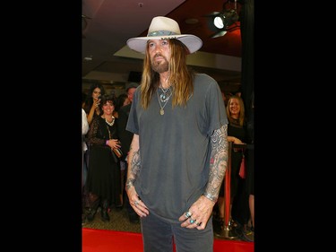 Billy Rae Cyrus arrives on the red carpet at the Canadian Country Music Awards at the Saddledome in Calgary Sunday, September 8, 2019. Jim Wells/Postmedia
