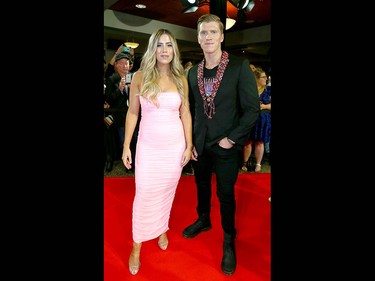 The Reklaws pose on the red carpet at the Canadian Country Music Awards at the Saddledome in Calgary Sunday, September 8, 2019. Jim Wells/Postmedia