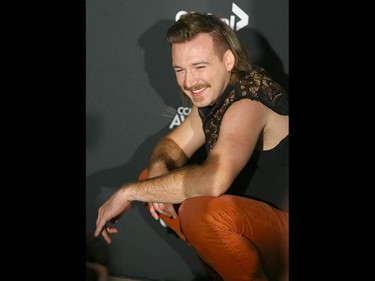 Country Music singer Morgan Wallen poses backstage at the Canadian Country Music Awards at the Saddledome in Calgary Sunday, September 8, 2019. Jim Wells/Postmedia