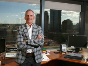 David Duckworth, The City of Calgary's new manager poses in his downtown Calgary office on Thursday, September 12, 2019. Duckworth has been working as the city’s utilities and environmental protection general manager since March 2018. Jim Wells/Postmedia