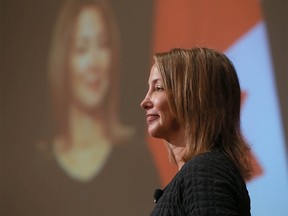 Lisa Kimmel makes the opening keynote address "The Trust Tipping Point" during the 2019 Global Business Forum in Banff, AB at the Banff Springs Hotel on Thursday, September 26, 2019. Jim Wells/Postmedia