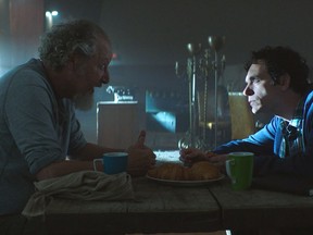 Jonas Chernick and Daniel Stern in James Vs Himself at Calgary International Film Festival.