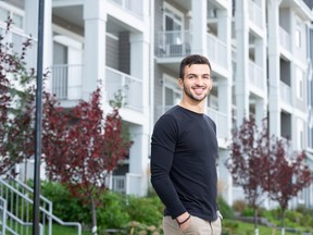 Marco Carducci in front of his home at Auburn Rise.
