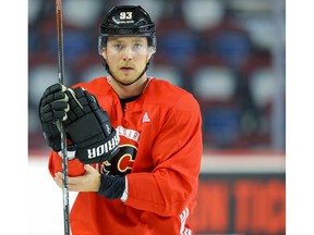 Sam Bennett during the Calgary Flames 2019 training camp in Calgary on Friday September 13, 2019. Al Charest / Postmedia