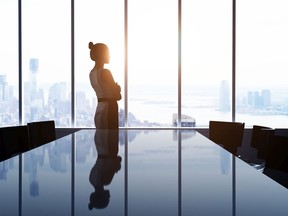 The number of women on corporate boards in Alberta is on the rise since mandatory reporting began five years ago, new data shows.
