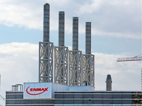 The Enmax power plant on 9th avenue southeast in downtown Calgary was photographed on Monday March 25, 2019.