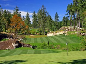 The Valley golf course at Bear Mountain features wide and satisfying fairways.