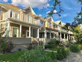 Inner-city neighbourhoods are home to dozens of  older homes mixed with contemporary new infills.