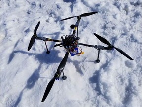 A group of Red Deer College graduates have created a prototype for a flying Wi-Fi drone that will provide provide connectivity for workers in remote areas. They were recently recognized by the by the Association of Science and Engineering Technology Professionals of Alberta for the Capstone Project of the Year Award.