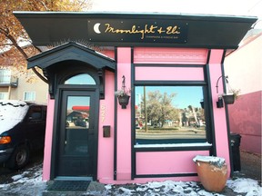 Exterior of the intimate champagne and fondue bar Moonlight and Eli on 1 Ave NE Thursday, October 10, 2019. Jim Wells/Postmedia