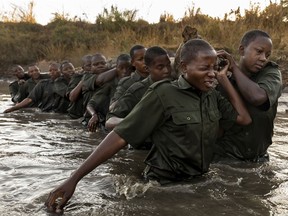 The National Geographic Live speaker series at Arts Commons includes one on Zimbabwe's first all-female ranger unit - the Akashinga. Led by Vimbai Kumire, these inspiring women battle poaching with their recruiter, former special operations sniper Damien Mander. Both Mander and Kumire will be on hand. Courtesy, Brent Stirton