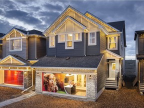 The exterior of the Sovanna show home by Shane Homes in Belmont.