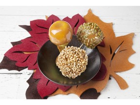 Caramel Apples for ATCO Blue Flame kitchen Oct. 30, 2019; image supplied by ATCO Blue Flame kitchen