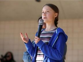 Climate change environmental activist Greta Thunberg.