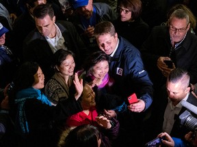 Conservative Leader Andrew Scheer campaigns in Essex, Ont., on Wednesday, Oct. 16, 2019.