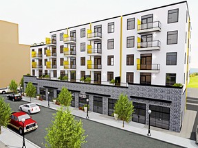 A rendering of The Block on 4th project. Supplied photo for David Parker column. October 2019.