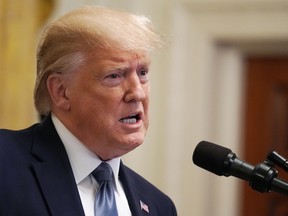 U.S. President Donald Trump in the East Room of the White House October 04, 2019 in Washington, DC.