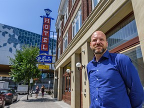 Michael Brown, former president of the Calgary Municipal Land Corp., poses for a photo outside his office on Wednesday, July 24, 2019. Azin Ghaffari/Postmedia Calgary