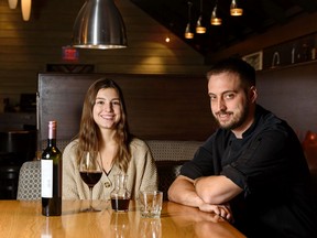 Madi Kennedy, manager, and Trevor Hopper, Head Chef, at Frank's (in Smuggler's Inn) pose for a photo on Thursday, October 31, 2019. Azin Ghaffari/Postmedia Calgary