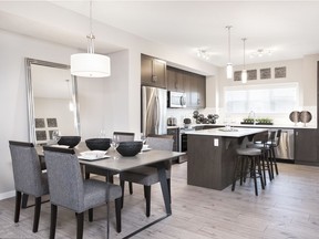 The townhomes at Les Jardins will closely resemble the Carnaby Heights offerings by Jayman Built.
