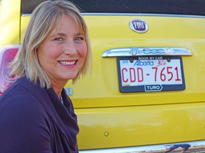 Debra Gazeley of Lethbridge is renting out her sporty little car in the same way Airbnb operates.
