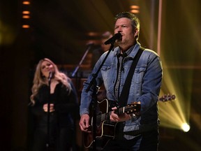 NEW YORK, NY - MARCH 19:  Blake Shelton Visits "The Tonight Show Starring Jimmy Fallon" at Rockefeller Center on March 19, 2018 in New York City.