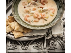 Seafood Chowder for ATCO Blue Flame Kitchen for Nov. 27, 2019; image supplied by ATCO Blue Flame Kitchen