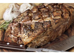 Slow Roasted Garlic-Rosemary Pork for ATCO Blue Flame Kitchen for Dec. 4, 2019; image supplied by ATCO Blue Flame Kitchen