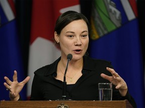 Alberta NDP Finance Critic Shannon Phillips on Monday October 28, 2019. (PHOTO BY LARRY WONG/POSTMEDIA)