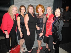 The 14th annual Splash of Red Gala in support of Boys & Girls Clubs of Calgary was a success thanks to the tireless efforts of the gala volunteer committee. Pictured, from left, are committee members Sara Shaak, Elaine Frame, Holly Goulard, Ruth Beddoe, Barb Shaunessy and Murlyne Fong. Missing from the picture is Alyson Xotta.