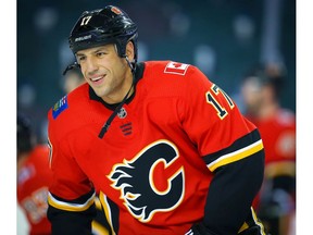 Calgary Flames forward Milan Lucic