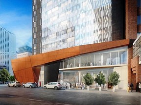A rendering of The Dorian hotel, a luxury downtown development by PBA Land and Development that will create more than 150 jobs when it opens in the spring of 2022.