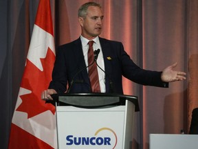 Suncor president and CEO Mark Little Mark Little challenged the energy sector and other Canadian industries to build new partnerships with First Nations at a Calgary conference Tuesday.